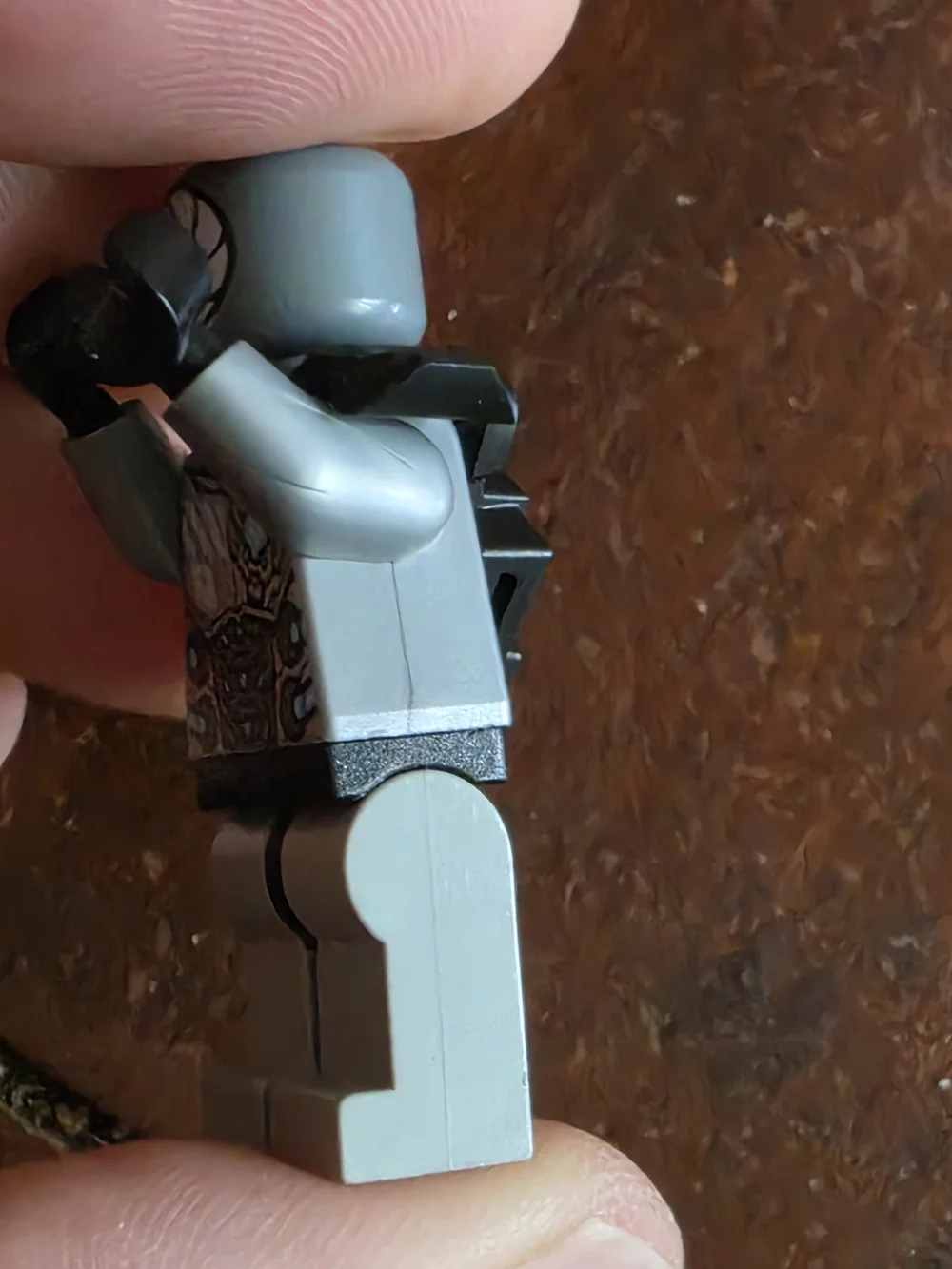 LEGO Silver Cyborg Torso Minifigure
